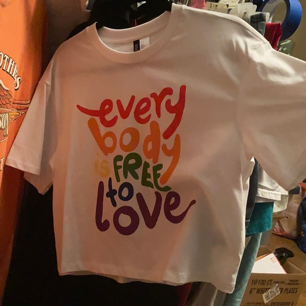 LGBTQ+ pride crop top!!! Perfect pride parade top!